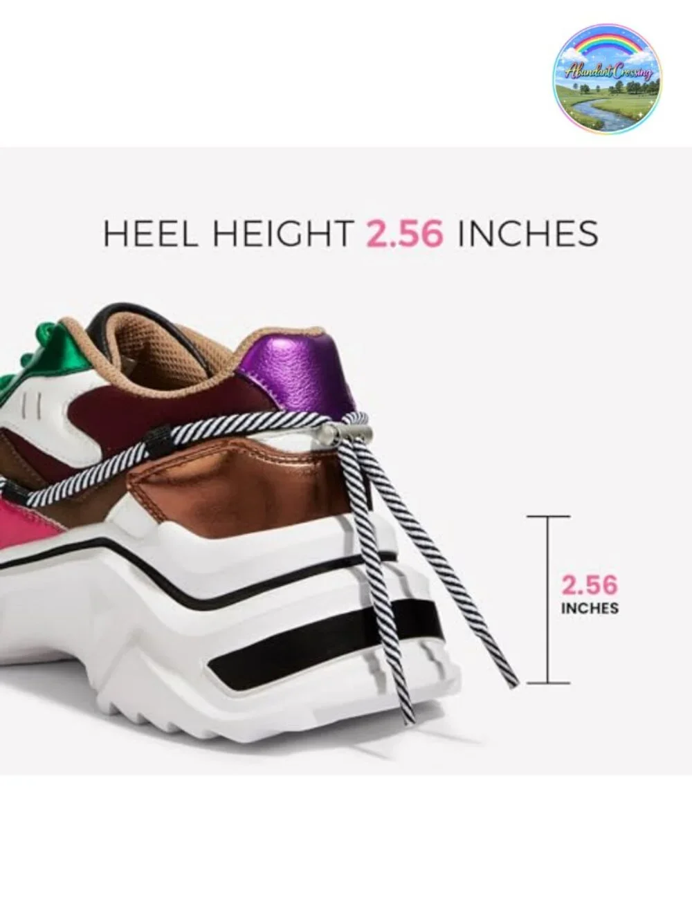 Chunky Platform Sneakers Women's Fashion Retro Dad Shoes Lightweight Lace-Up